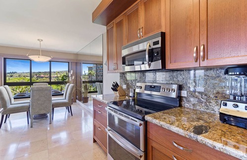 Kaanapali Condo | Maui Resort Rentals: Kaanapali Ali'i – 4 Total Bedrooms, Luxuriously Remodeled, Partial Ocean AND West Maui Mountain Views!