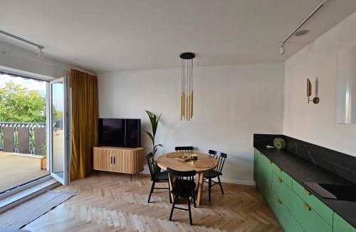 Srodmiescie Apartment | MAX APARTAMENTY LUBLIN Chopina 22 z dużym tarasem