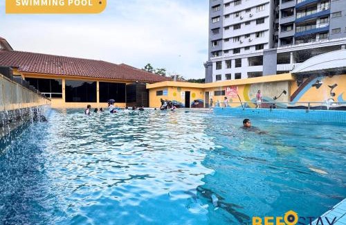 Alor Gajah Apartment | Melaka D'savoy Afamosa Resort for 12PAX Pool View