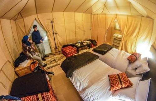 Taouz Hotel | Merzouga luxury desert camp, in Erg Chebbi dunes (offers camel ride)