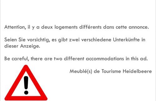 Dambach Apartment | Meublés de Tourisme Heidelbeere