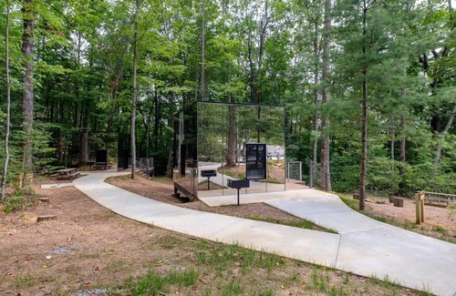 Balsam Grove Cabin | Mirror Cabin - Reflections