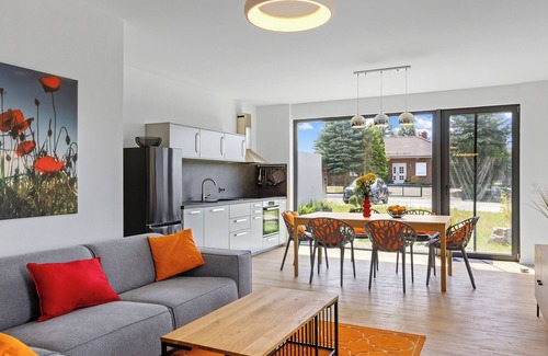 Beckerwitz House | Modern holiday home with a terrace and a garden