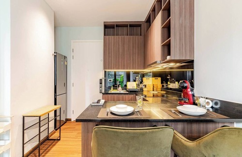 Bang Wa Apartment | Modern 1BR Condo - Garden View - Fast Wi-Fi