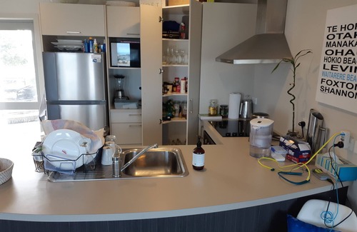 Waitarere Beach House | Modern 3 Bedroom House with Raised Position so can see the Sea