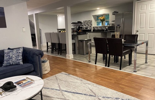 Readville House | Modern basement unit on 1+ acre with HUGE backyard