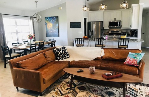 Zephyrhills Other | Modern farmhouse with heated pool and fireplace ~3.6 miles from Epperson Lagoon!