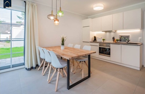 Zirchow House | Modern vacation home in a fishing village with sauna & garden view - rural & luxurious