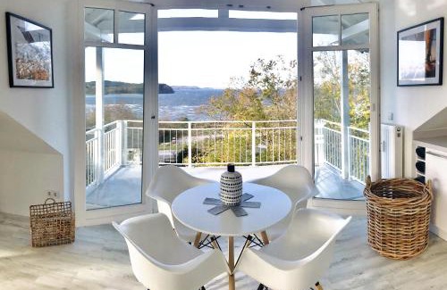 Lietzow Apartment | moderne Ferienwohnung mit Balkon, Meerblick - Ferienresidenz Zwei BoddenFeWo 1-5