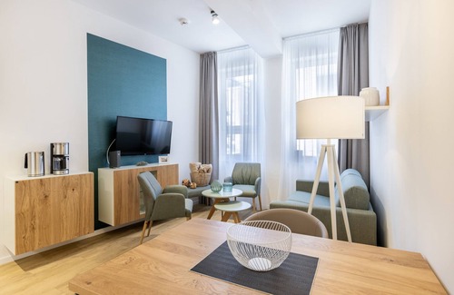 Wismar Apartment | Modernes 2-zimmer Apartment mit Fußbodenheizung in Außergewöhnlicher Hafenlage