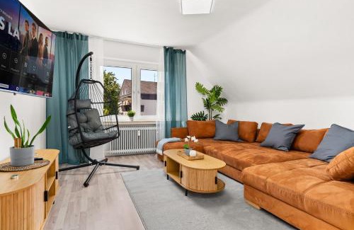 Grundschottel Apartment | MOLA Apartments-Geräumiges Apartment in Wetter bis 6 Personen, XXL Couch, Parkplatz und WLAN