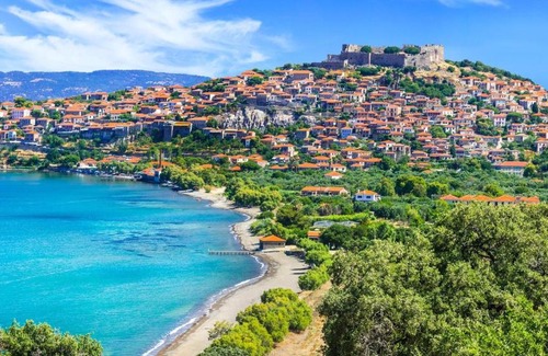 Mithimna Villa | Molivos Castleview Luxury Villa with private parking