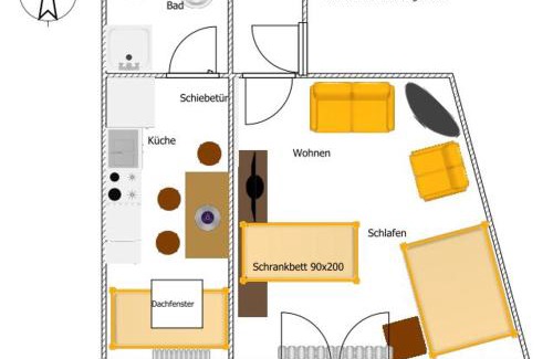 Rhede Apartment | Monteurwohnung Rhede im 2OG