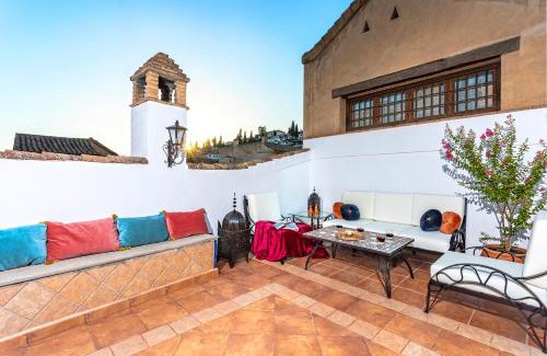 San Pedro House | Morayma House Terrace with views to Alhambra