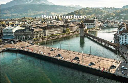 Kriens Apartment | Mount Pilatus view Apartment Lucerne with free parking & WIFI