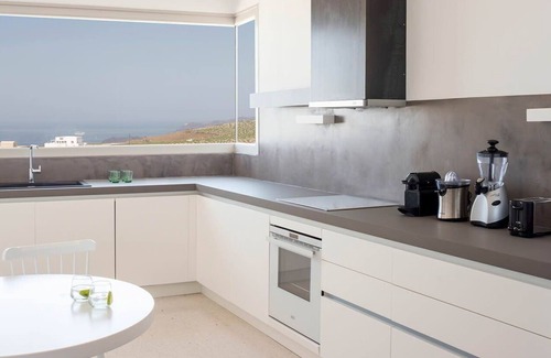 Santorini Villa | My Rental Homes - Thera Princess with private pool, gym and sea view