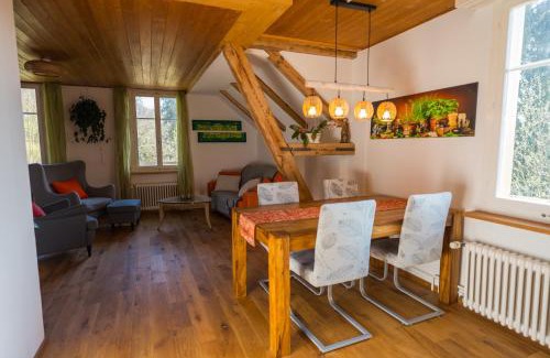 Kradolf-Schonenberg Apartment | Naturoase Säntisblick-Auszeit am Wald und Bach