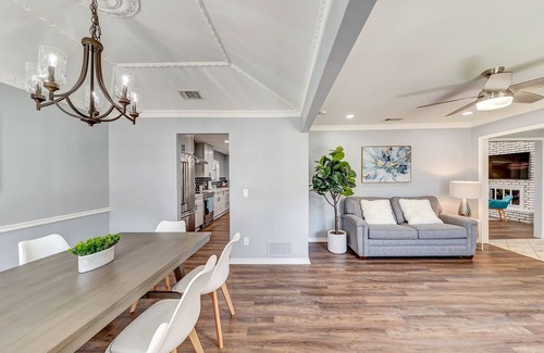 Northeast Carrollton House | Near Highways, Family-friendly, King bed, Remote work, Foosball, Grill, Games