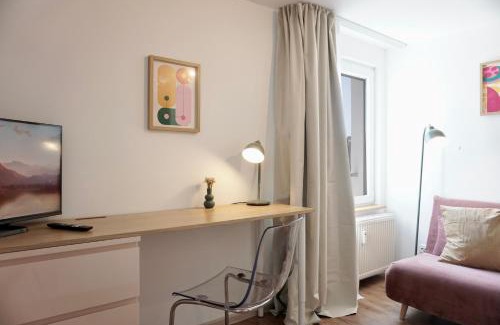 Ehrenbreitstein Apartment | NEU stylisches Apartment für 2 Personen in historischem Fachwerkhaus 4 Etage mit Blick auf Stadt & Festung