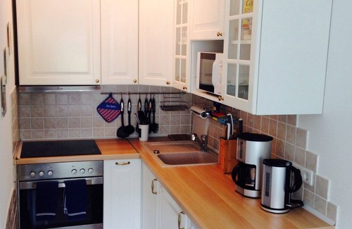 Busum Apartment | * NEW * 2014 renovated on the sandy beach family lagoon, balcony, free WiFi