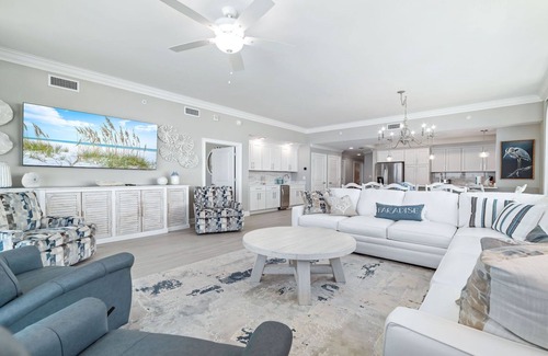 Gulf Shores Condo | New Complex! Beachfront 4BR, 3RD FLOOR, Lazy River and Slide!