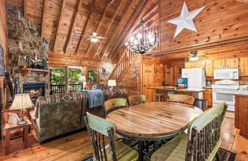 Blue Ridge Cabin | NEW LISTING Rustic and Private Escape to Mountain Time - Hot Tub