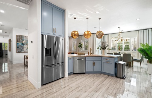 Palm Springs House | NEW! Luxurious Getaway: Pool Theatre Activity Room
