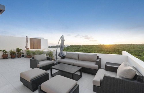 Akumal Apartment | New modern beach + jungle penthouse condo