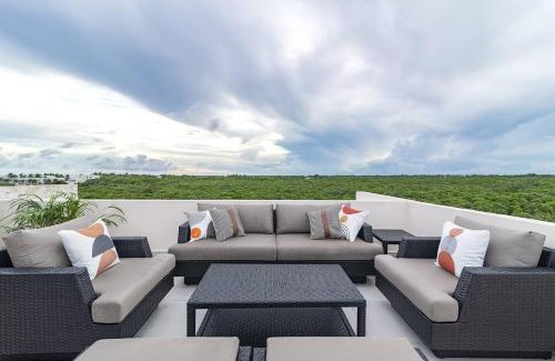 Akumal Apartment | New modern beach + jungle penthouse condo