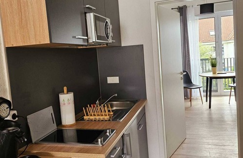 Wickede Apartment | New Ruhrtal Apartment 3 with air conditioning, balcony