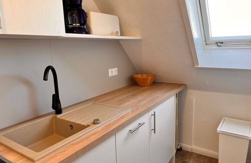 Steenodde Apartment | Newly furnished vacation apartment in direct tidal flat location with balcony and sea view.