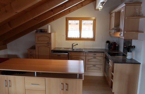 Riom-Parsonz Apartment | Nice apartment for 6 guests with WIFI, TV, balcony, pets allowed and panoramic view