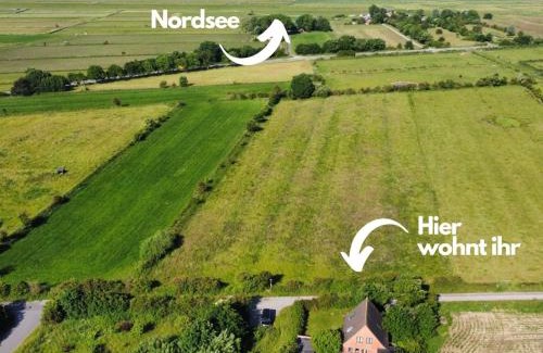 Hockensbull Villa | Nordsee im Blick - Kamin & Privat-Garten - Design-Haus Heverstrom