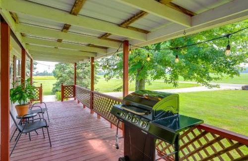 New Haven Huron County House | North Fairfield Family Home with Hot Tub and Porch!