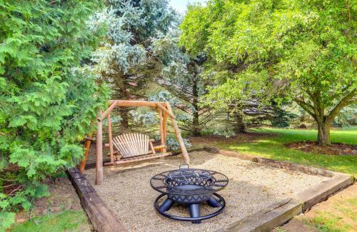 New Haven Huron County House | North Fairfield Family Home with Hot Tub and Porch!