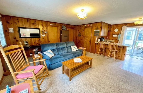 Prudenville Cabin | North View Cabins #1 - Comfortable 2Bed/1Ba Cabin with Private Deck on the Lake!
