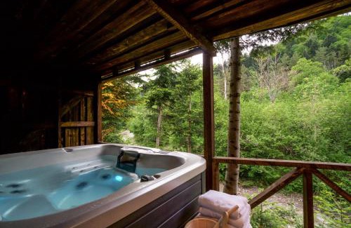 Baligrod Villa | Novosiele Residence - nad górską rzeką - Leśne Spa sauna jacuzzi - Bieszczady