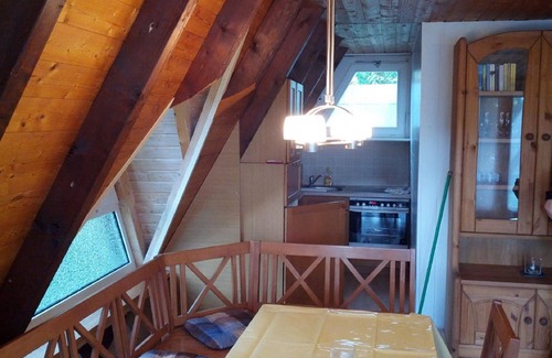 Feriendorf Eichwald House | Nurdachhaus in the Palatinate Forest for up to 6 people with terrace, garden and WiFi