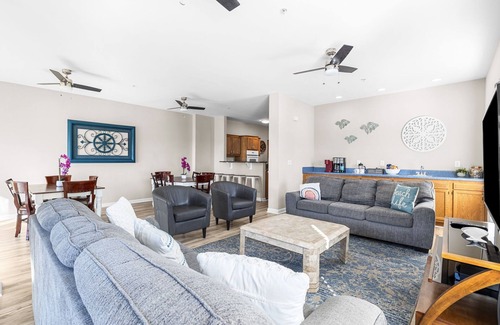 Crescent Beach House | Ocean Breeze Getaway - Game Room- Slps 22- 3 Decks