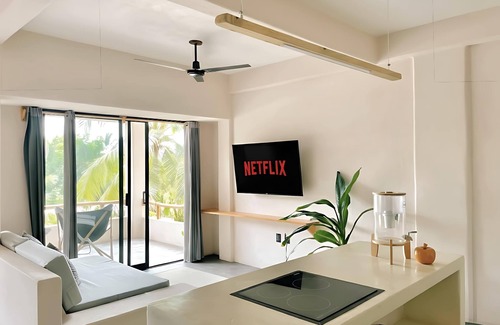 Santa Maria Apartment | Ocean Loft|King|Terrace|Daily Clean|AC