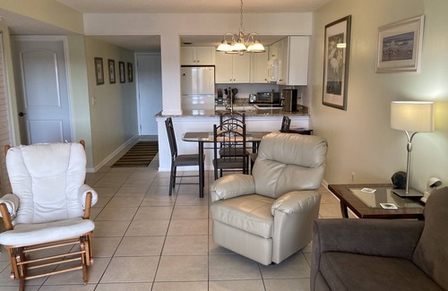 St. Augustine Beach Condo | OCEAN VIEW Villa. Steps to the Beach! Pool, Hot Tub, SPECIAL OFF-SEASON RATES!