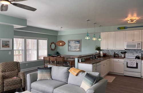 Sea Dreams Condo | Oceanside Triplex Condo, steps from the sand w/stunning ocean views!