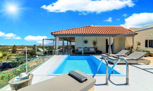 Vathi House | Olivengrüne Villa Mit Privatem Beheiztem Pool
