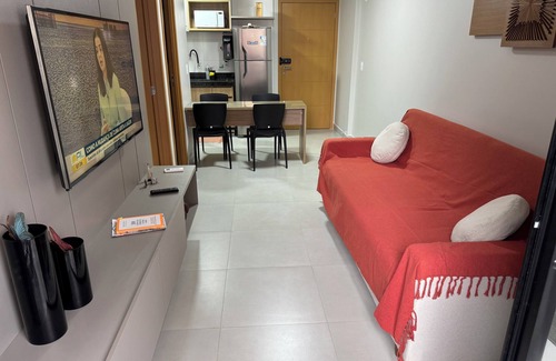 Ponta da Terra Apartment | One-bedroom apartment, opposite Lions Square, 200 m from Pajuçara Beach