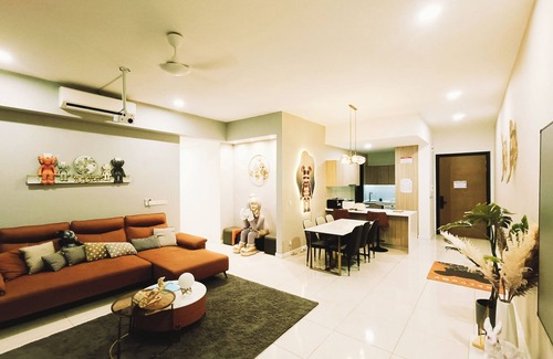 Kampung Pandan Dalam Condo | Opening Promo* Cozy Kuala Lumpur City Condo (4-10 Pax)3+1Bedrooms & 3 Bathrooms