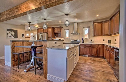 Great Falls House | Opulent Great Falls 5-Bedroom Luxe Retreat with Hot Tub and Exquisite Finishes