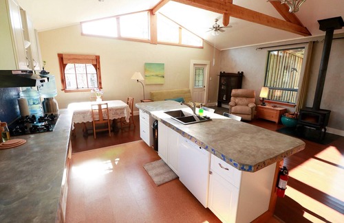 Denman Island House | Peaceful Island-style garden filled acreage