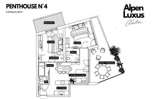 Kramsach Apartment | PENTHOUSE N`4 - AlpenLuxus Collection