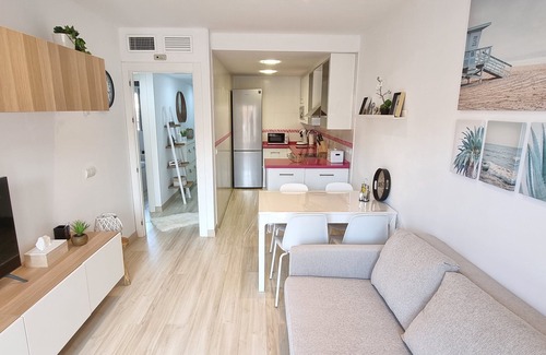 Vera Beach Apartment | Penthouse with private pool, on the beach, WIFI