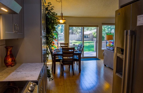 Pagosa Springs Condo | Perfect Pines: Spacious Greenbelt Condo, Fireplace, Large Deck w/Mountain Views, Walk to Amenities